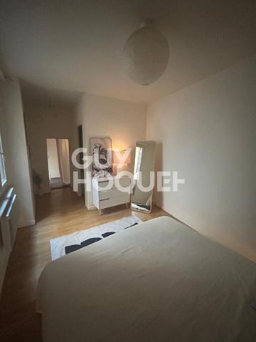 Appartement T 2 de 36.10m2 sur cours - terrasse 4.5 M2 - double expo S/O au calme