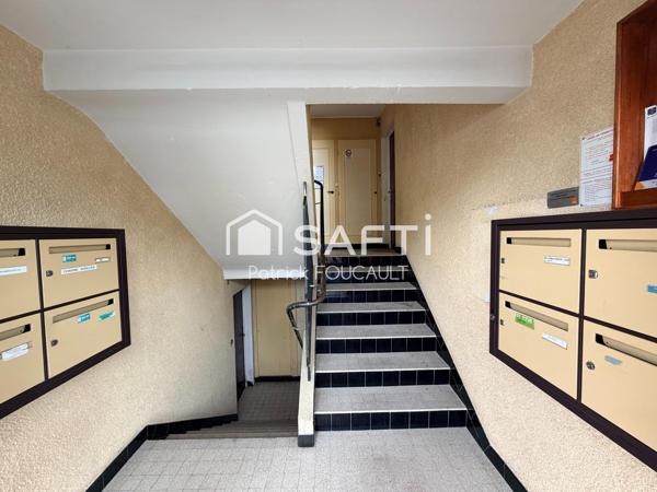 Appartement T3, au 3ème étage avec garage + cave
