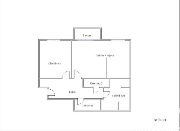 Appartement à vendre 2 pièces 55 m² Cormeilles-en-Parisis