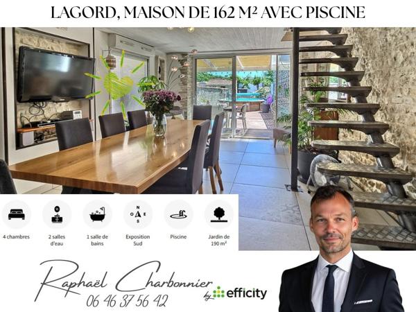 Maison 6 pièces - 162 m² Exclusivité efficity