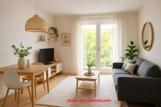 Arcachon (33120) Appartement T2 de 36 m² avec vue verdoyante - Exposition Nord-Sud