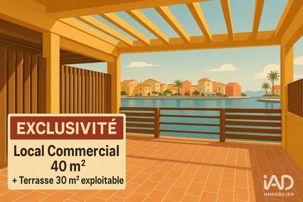 Murs commerciaux  à vendre 40 m² Le Barcarès