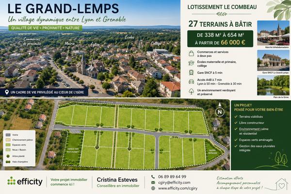 Terrain
        
        - 655 m² Exclusivité 114 275 € *