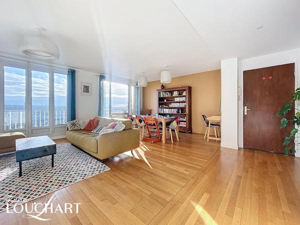 Appartement familial Dernier étage rénové par un architecte
