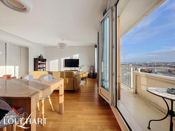 Appartement familial Dernier étage rénové par un architecte