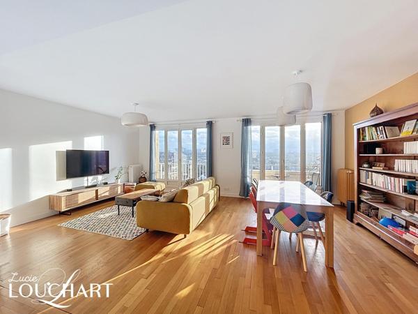 Appartement familial Dernier étage rénové par un architecte