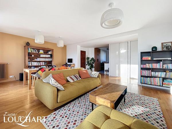 Appartement familial Dernier étage rénové par un architecte