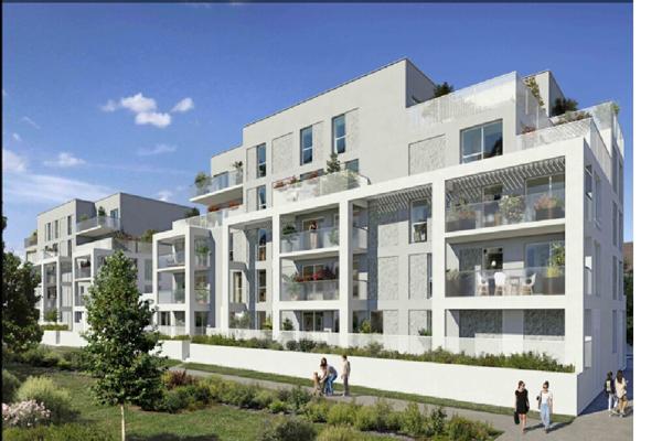 Appartement T2 avec terrasse et loggia en plein coeur de la ville