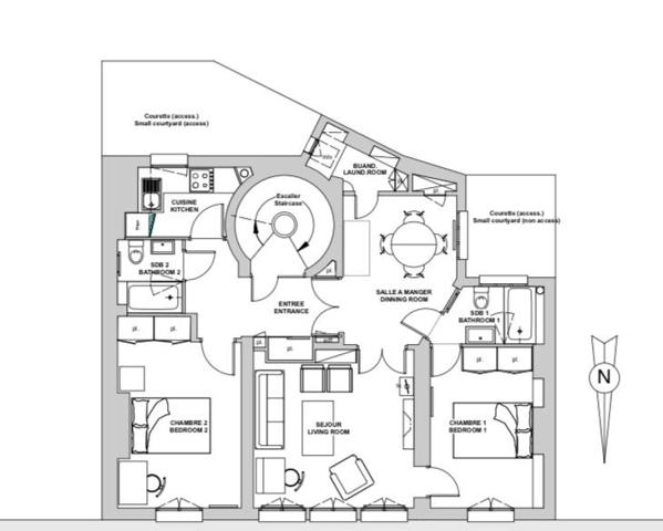 Appartement 4 pièces - 73 m² Exclusivité efficity