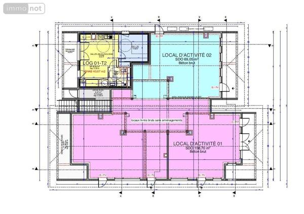 Fonds et/ou murs commerciaux à louer à Viriat dans l'Ain (01440), ref : 01083-L148
