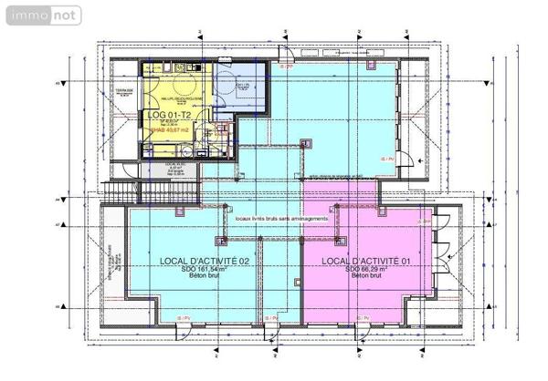 Fonds et/ou murs commerciaux à louer à Viriat dans l'Ain (01440), ref : 01083-L148