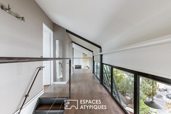 Duplex sur le toit avec verrière panoramique et terrasses – Quartier Croulebarbe