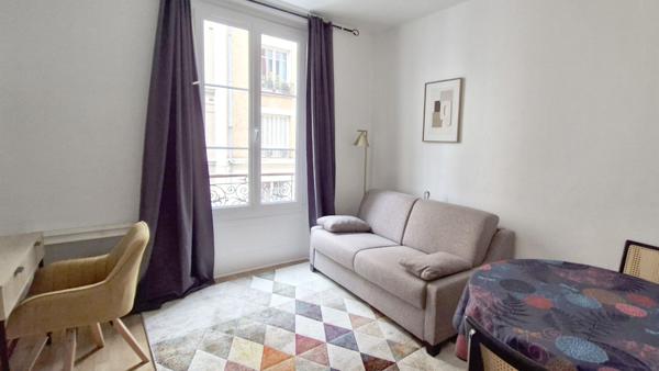 Appartement Paris 1 piècemeublé