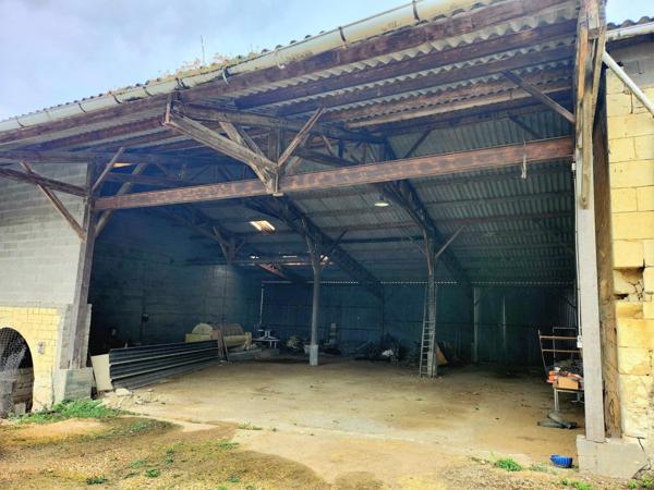 Terrain avec Hangar de 300m²