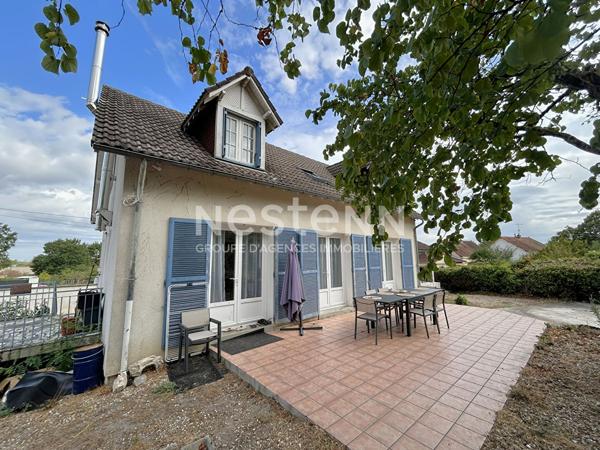 PAVILLON 3 CHAMBRES ET BUREAU GARAGE PROCHE CENTRE-VILLE CHABRIS (INDRE 36)