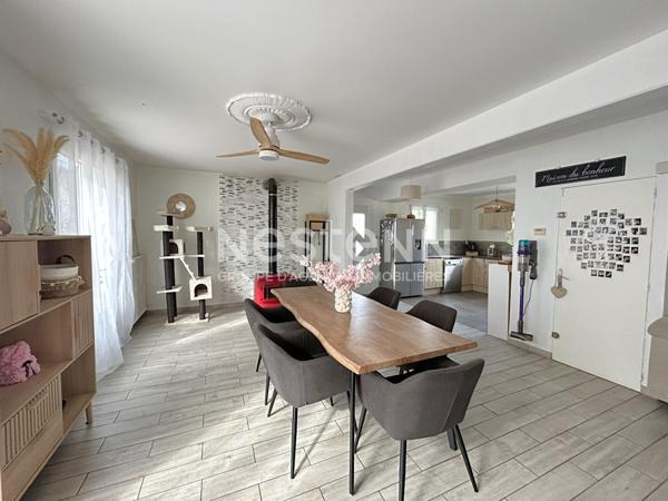 PAVILLON 3 CHAMBRES ET BUREAU GARAGE PROCHE CENTRE-VILLE CHABRIS (INDRE 36)