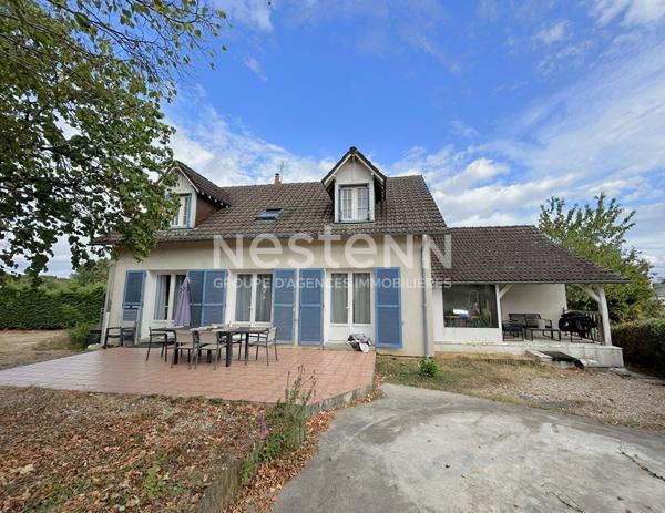 PAVILLON 3 CHAMBRES ET BUREAU GARAGE PROCHE CENTRE-VILLE CHABRIS (INDRE 36)