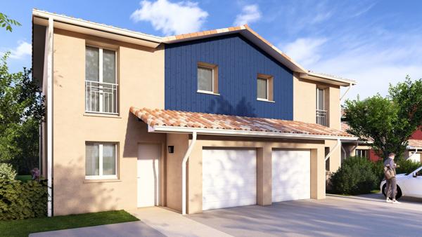 Maison T4 R+1 85.30m² avec garage -- Programme neuf Biganos