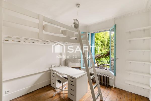 Meulière de charme familiale sur terrain constructible
