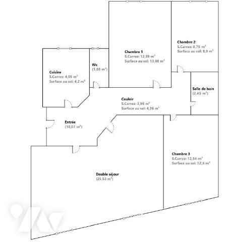 PARIS XVIIIe - Appartement 4 pièces - Secteur Abbesses