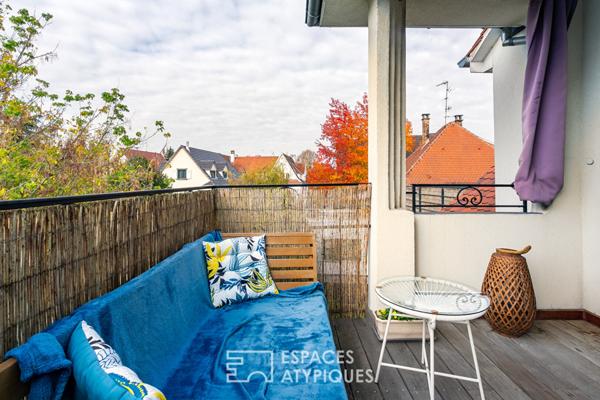 Appartement contemporain avec terrasses quartier Conseil des XV