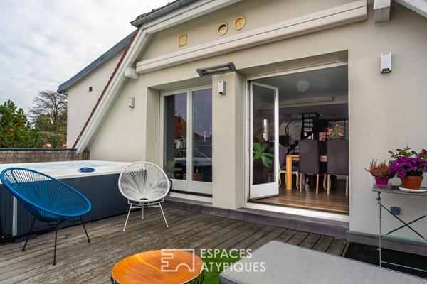 Appartement contemporain avec terrasses quartier Conseil des XV