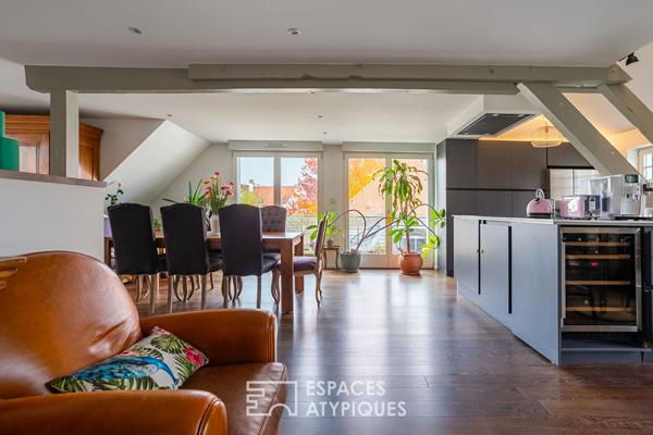 Appartement contemporain avec terrasses quartier Conseil des XV
