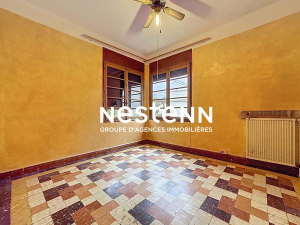 Maison Perpignan 4 pièces 70.12 m2, 3 faces à garage et jardin.