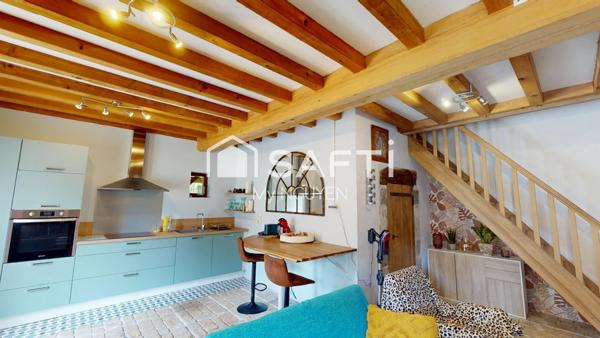 Maison en pierre avec moulin à eau, gîte indépendant, proche Barbezieux