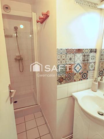 À 200 m de la plage, studio en rez de jardin exposé SO