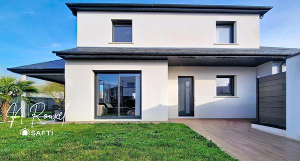 Contemporaine de 140m², 4 chambres, parcelle 475m²