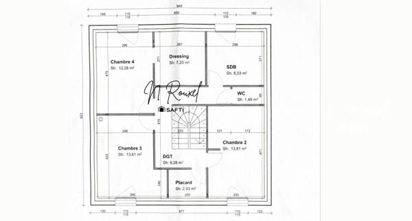 Contemporaine de 140m², 4 chambres, parcelle 475m²
