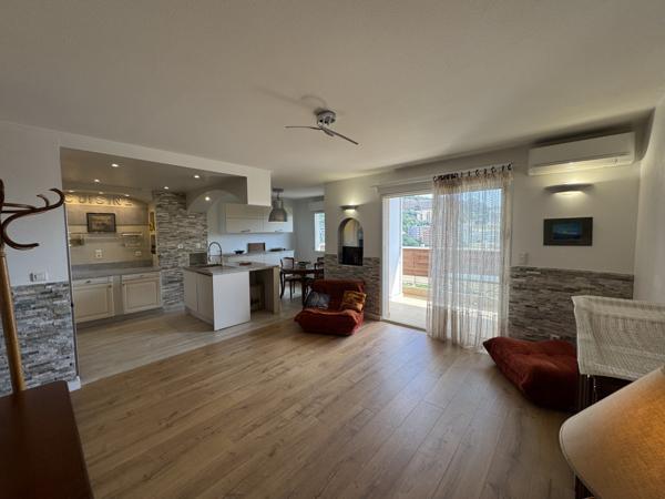 Bastia (20200) 4 pièces, 3 chambres, Fango, Terrasses + garage en sup.