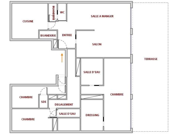 Magnifique appartement dans une résidence recherchée