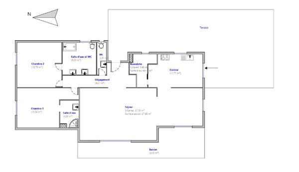 Appartement à vendre 4 pièces 99 m² Sainte-Maxime