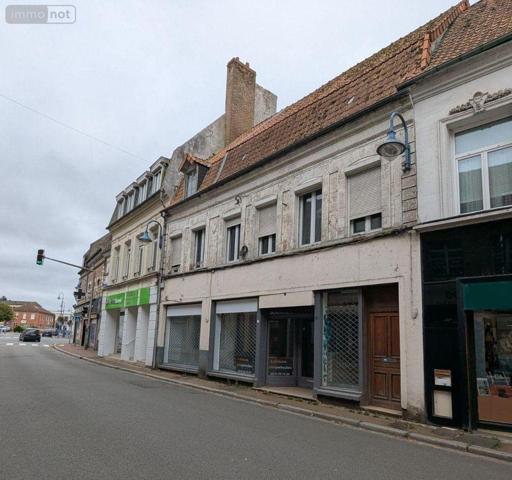 Local mixte (Pro/Hab) à vendre à Saint-Pol-sur-Ternoise dans le Pas-de-Calais (62130), ref : 2406