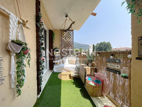 Centre ville Peymeinade : Appartement 3 pièces de 65 m2, avec jolie terrasse à Peymeinade