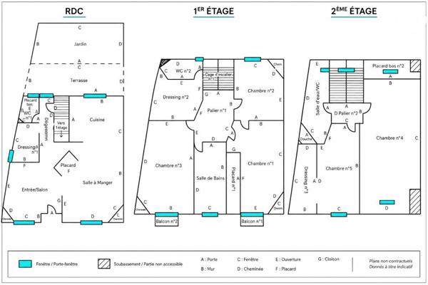 TOURS - QUARTIER VELPEAU NORD - MAISON DE CARACTÈRE - 5 CHAMBRES AVEC JARDIN