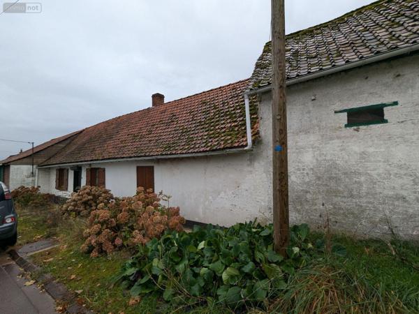 Maison rurale à vendre à Auchy-lès-Hesdin dans le Pas-de-Calais (62770), ref : 2380