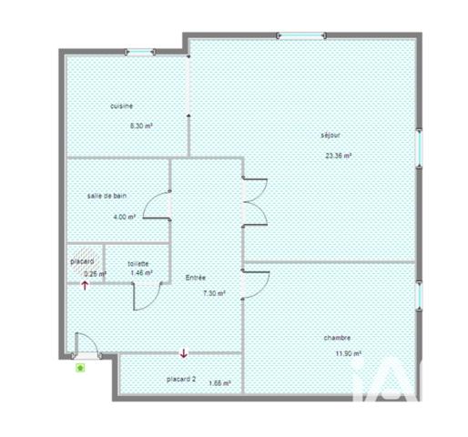 Appartement à vendre 2 pièces 56 m² Reims