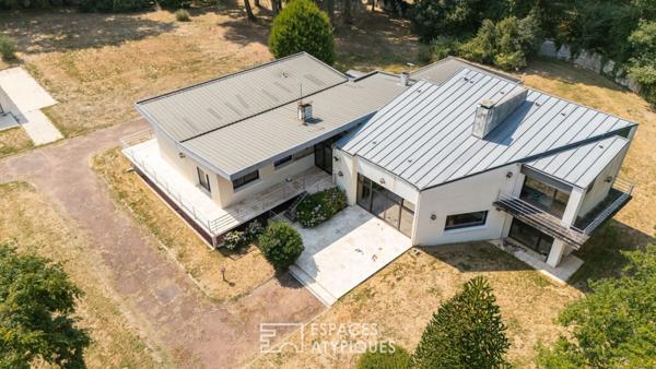 Écrin de nature avec maison d’architecte