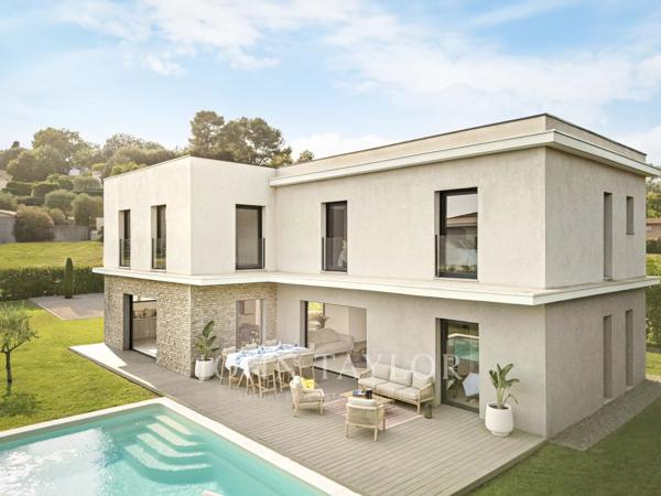 Élégante villa neuve à louer à Mougins - Piscine chauffée, 4 chambres en suite