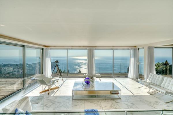 Roquebrune Cap Martin - Villa contemporaine d'exeption - Vue mer panoramique - Piscine - Studio indépendant