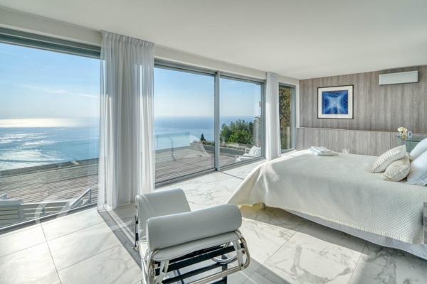 Roquebrune Cap Martin - Villa contemporaine d'exeption - Vue mer panoramique - Piscine - Studio indépendant