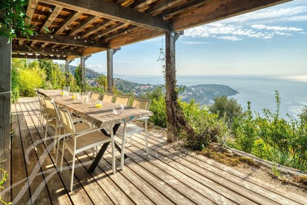 Roquebrune Cap Martin - Villa contemporaine d'exeption - Vue mer panoramique - Piscine - Studio indépendant