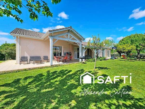 Grande maison 5 chambres, piscine, terrain 1200 m²
