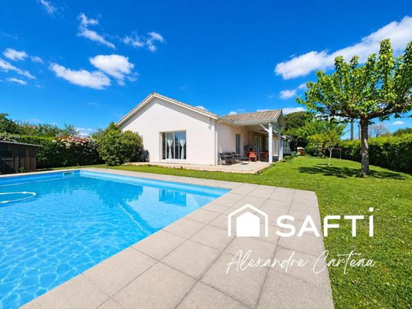 Grande maison 5 chambres, piscine, terrain 1200 m²