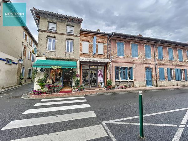 Local à vendre de 66.61 m2 avec cave, au centre ville de Villefranche de Lauragais