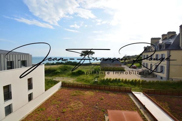 Granville, à 300 mètres de la plage d'Hacqueville, appartement T2 de 2022 avec superbe vue !!!