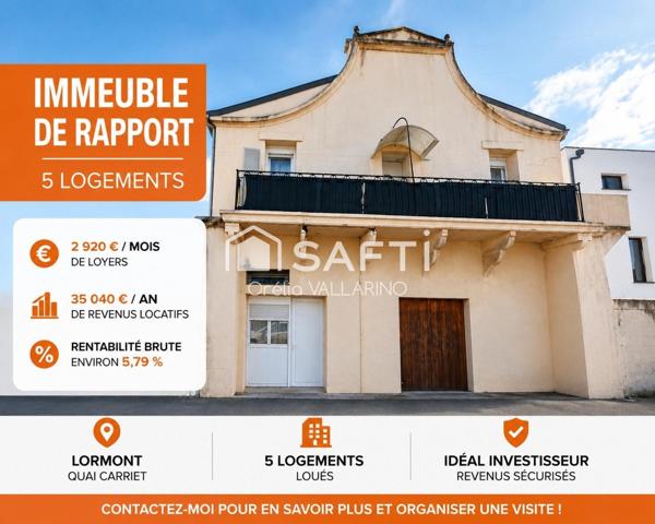 Immeuble de rapport, 5 logements à Lormont